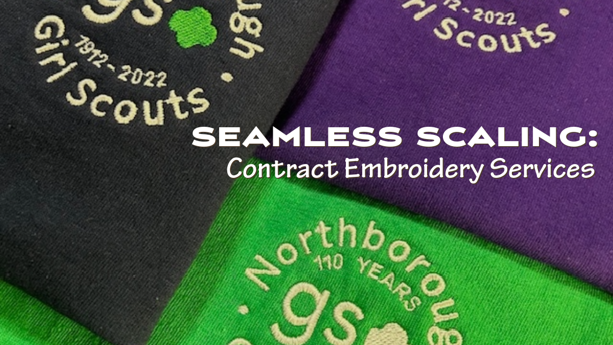Contract Embroidery Services in MA